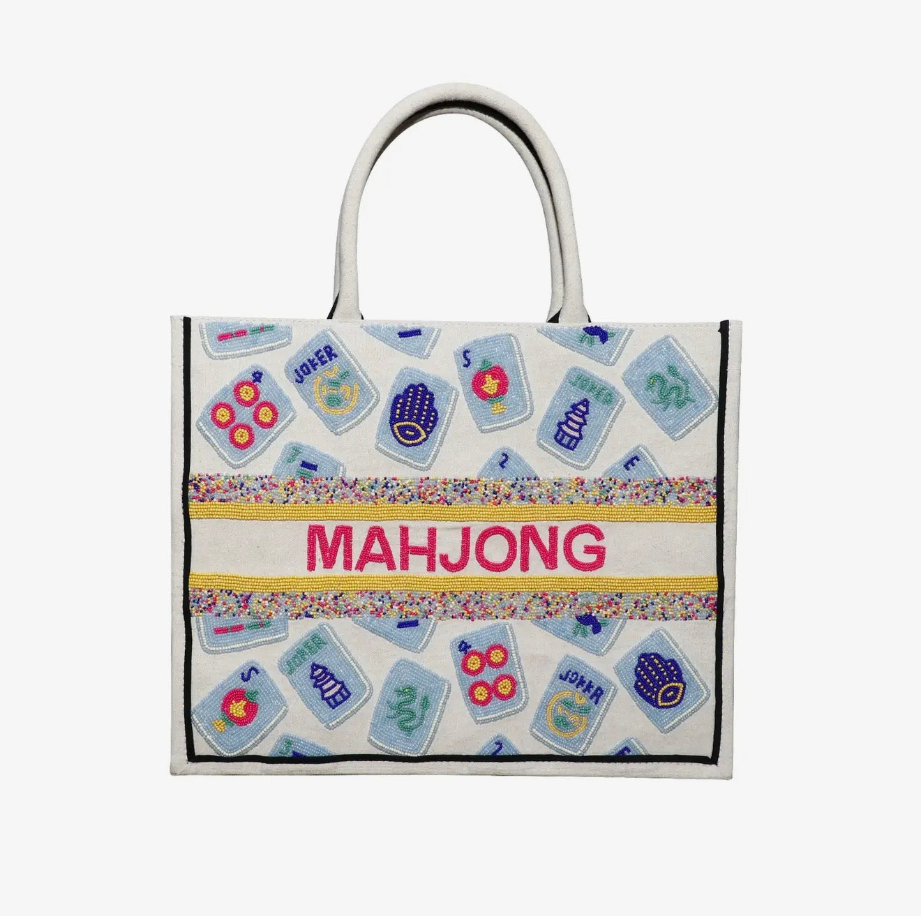 Bianca Beaded Mahjong Bag