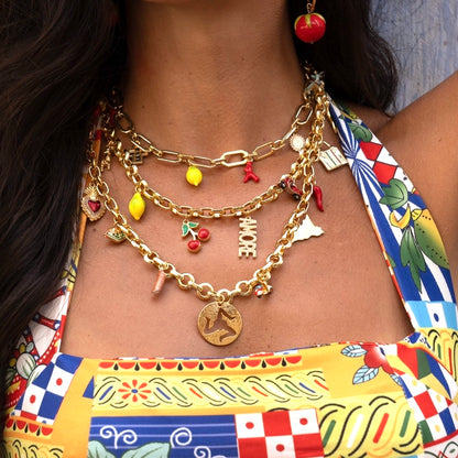 Italian Summer Curated Charm Necklace