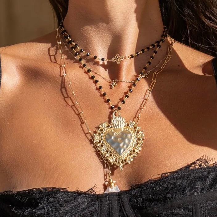 Palazzolo Black Onyx Choker