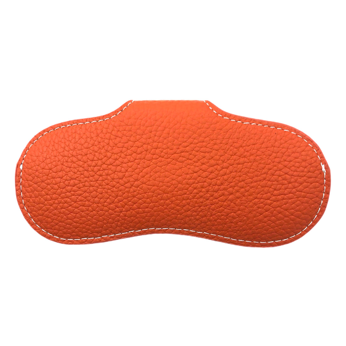 Orange Leather Glasses Case