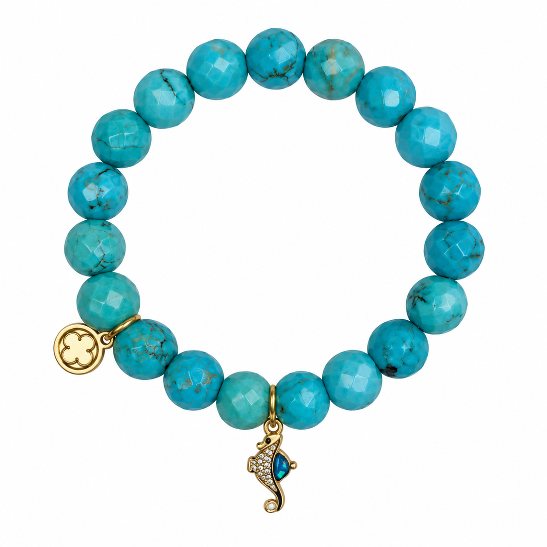 Green Turquoise Magnesite with Pavé Aladdin Lamp