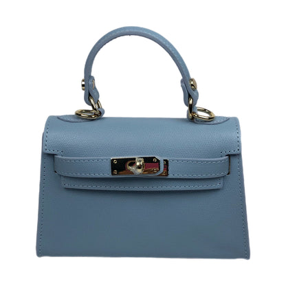 Sophie Light Blue Leather Handbag