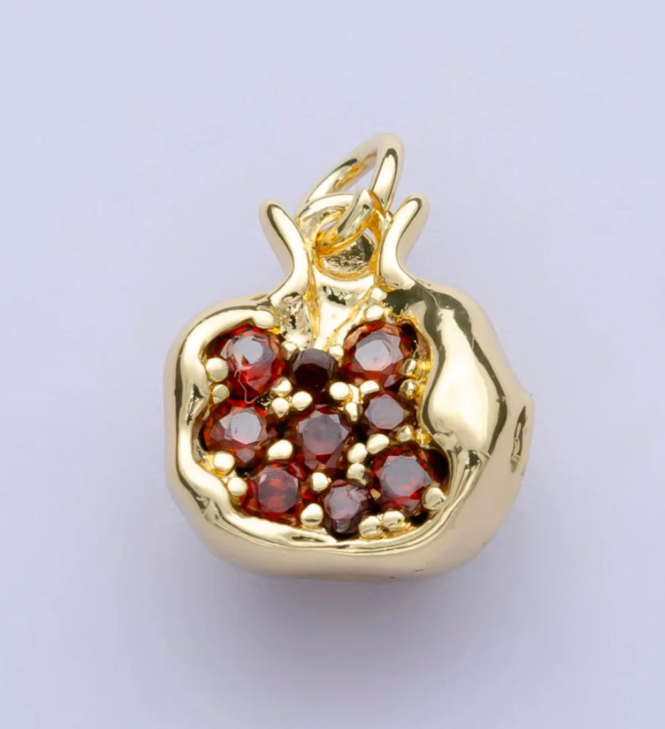 Pavé Pomegranate Pendant