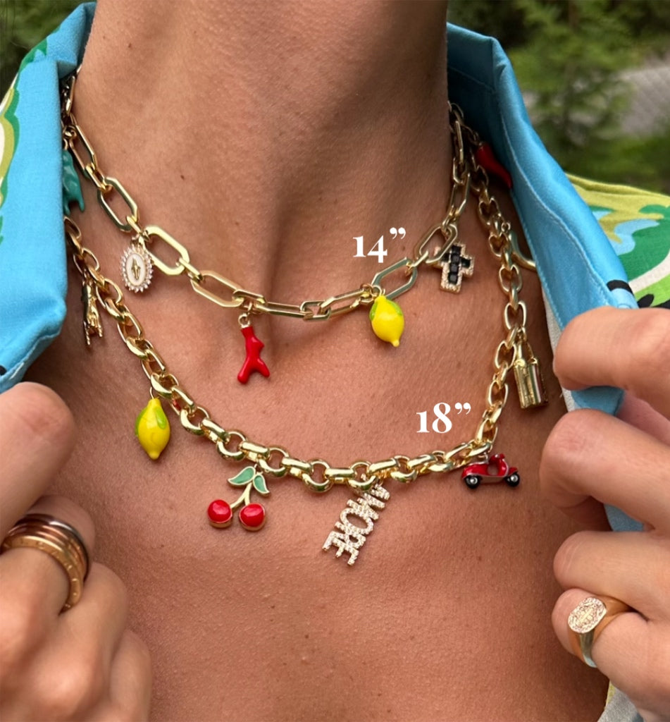 Happy Days Curated Charm Necklace – Oriana Lamarca Designs