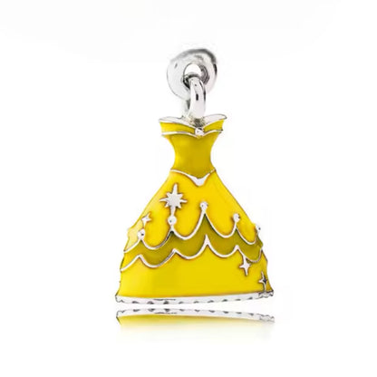 Mellow Yellow Howlite with Belle Pendant