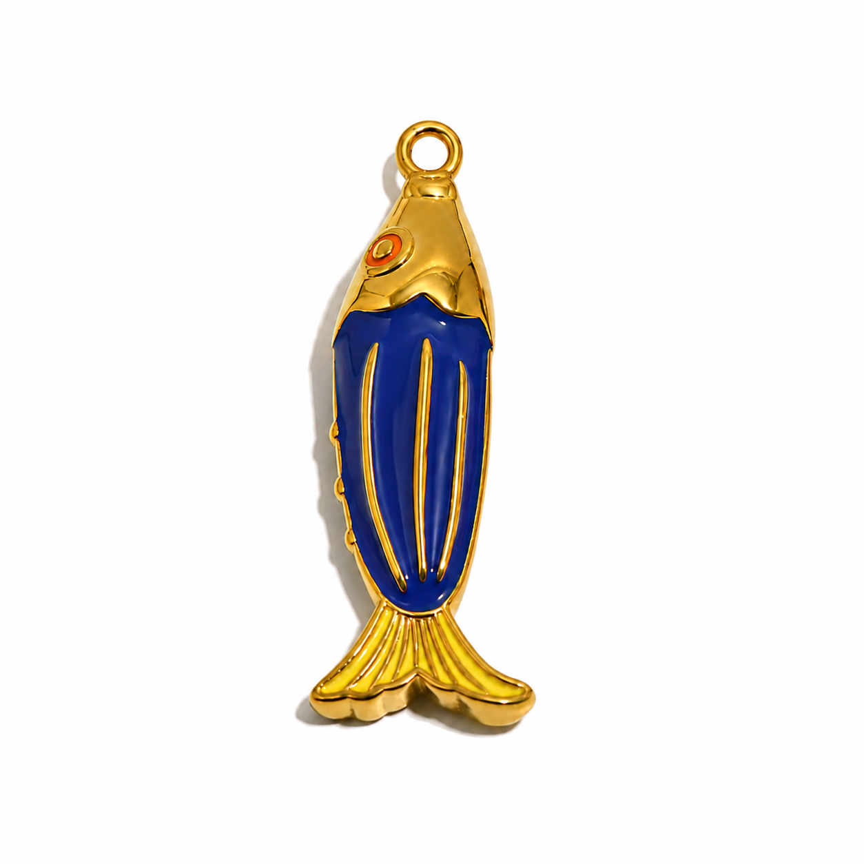Blue Silk Cord with Pesce Spada Pendant