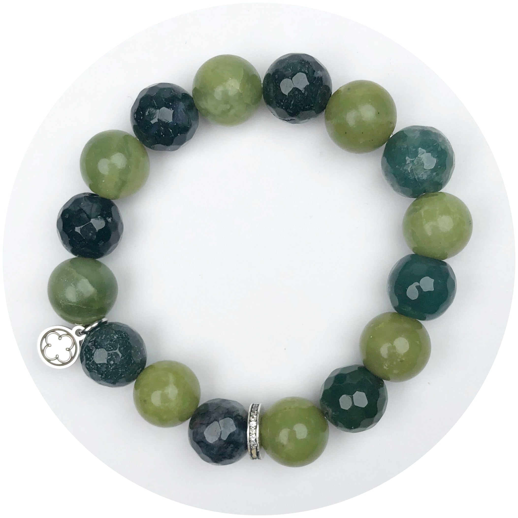 Mixed Meadow Verdant with Silver Spacer