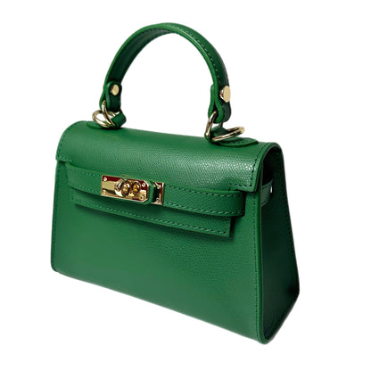 Sophie Kelly Green Leather Handbag