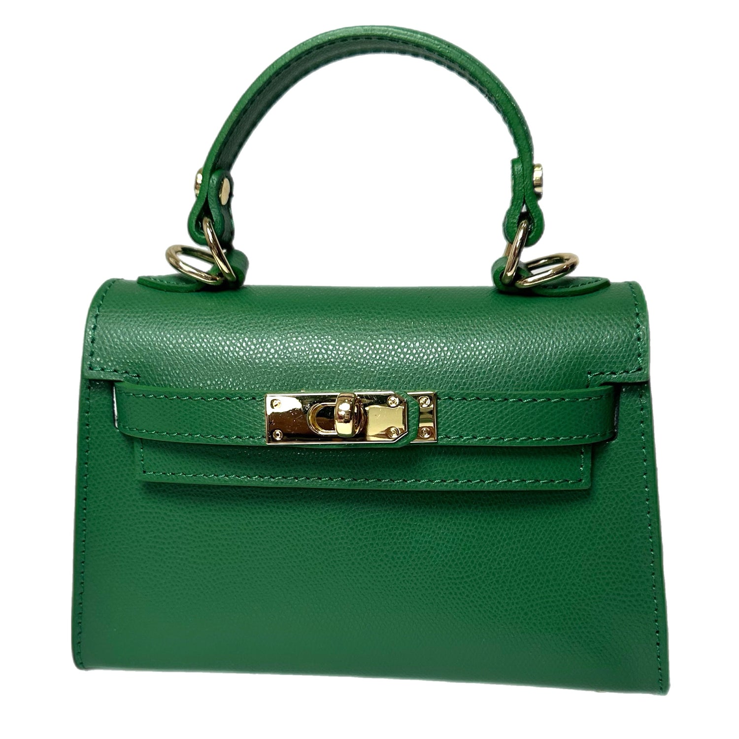 Sophie Kelly Green Leather Handbag