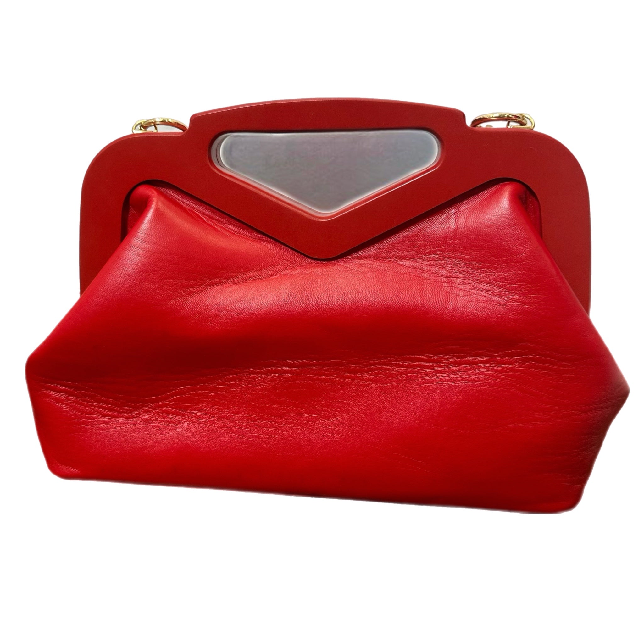 Kendall Red Leather Handbag