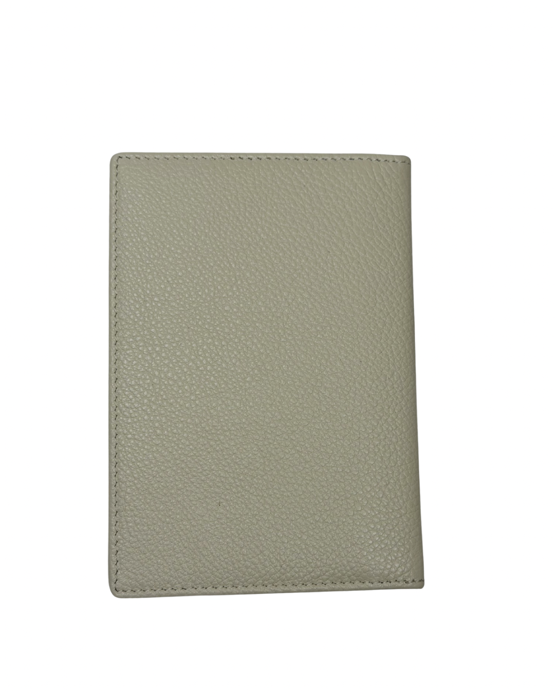 White Leather Passport Cover