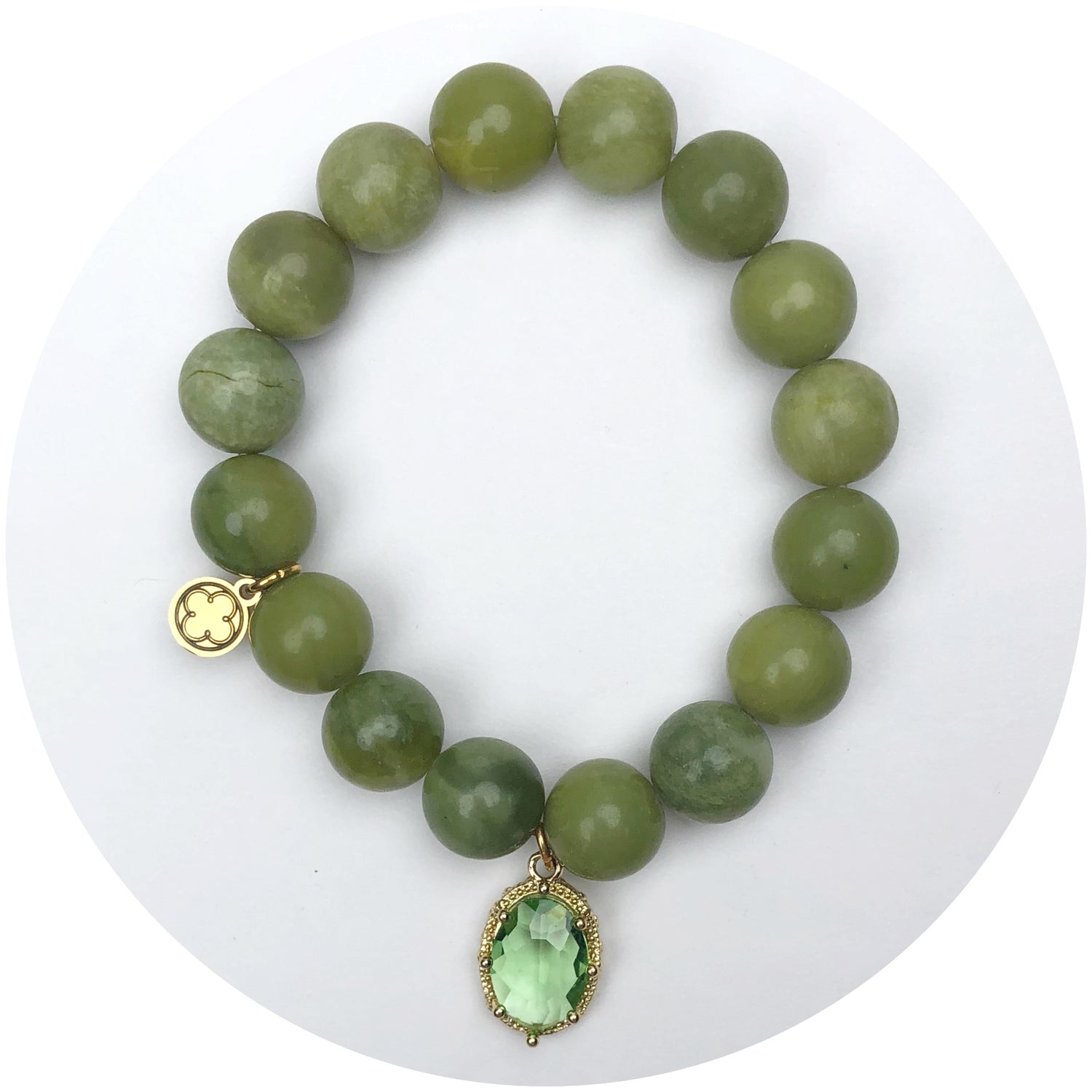 Green Garnet with Green Hidden Gem