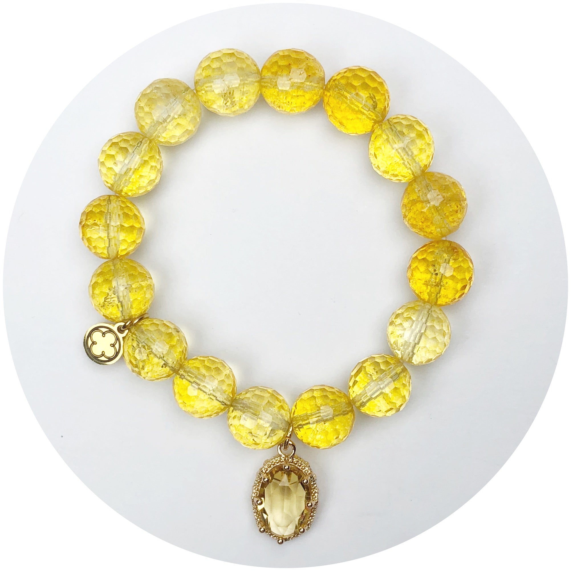 Citrine with Golden Hidden Gem