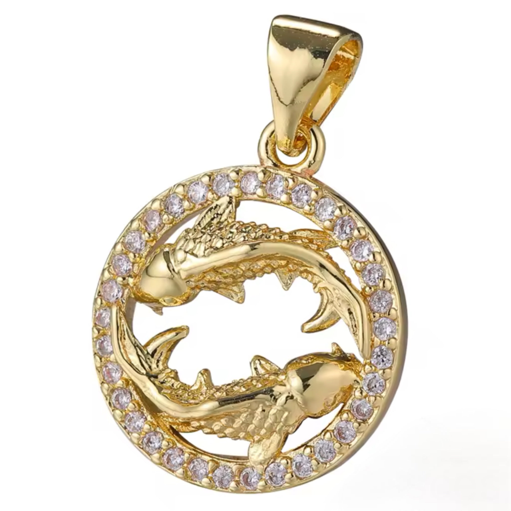 Pavé Pisces Pendant