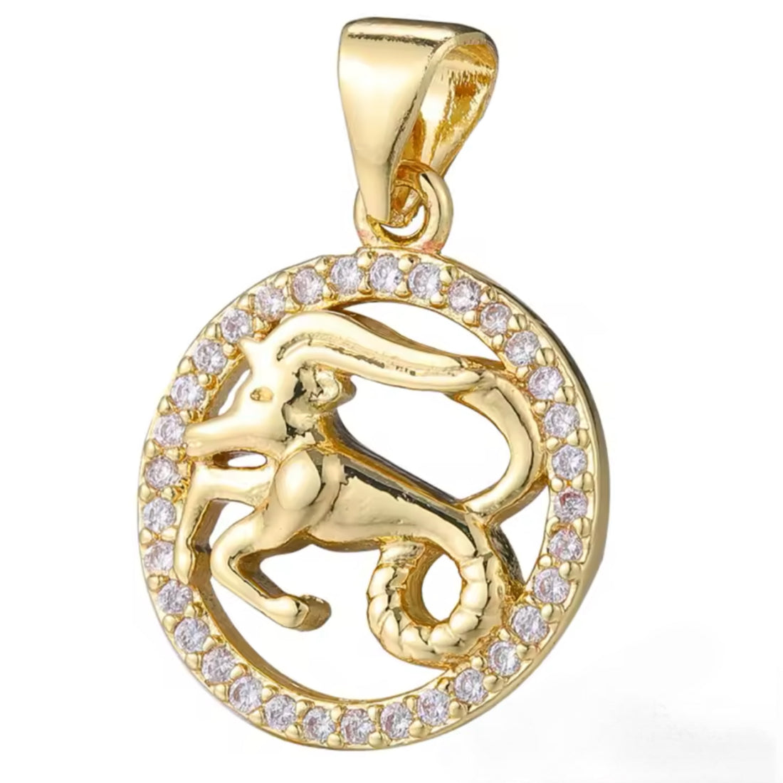 Pavé Capricorn Pendant