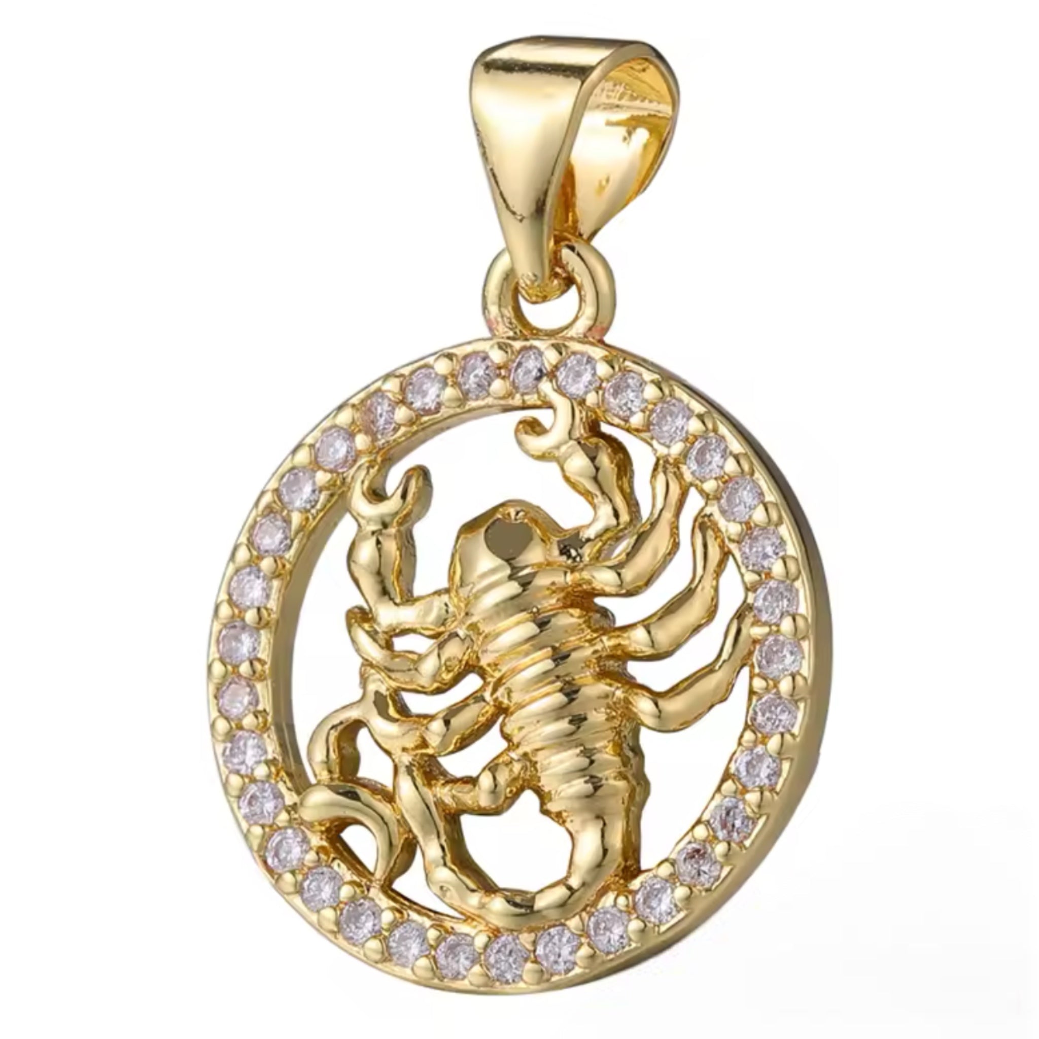 Pavé Scorpio Pendant