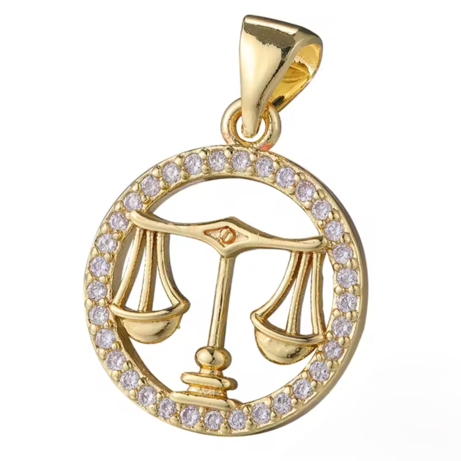 Pavé Libra Pendant