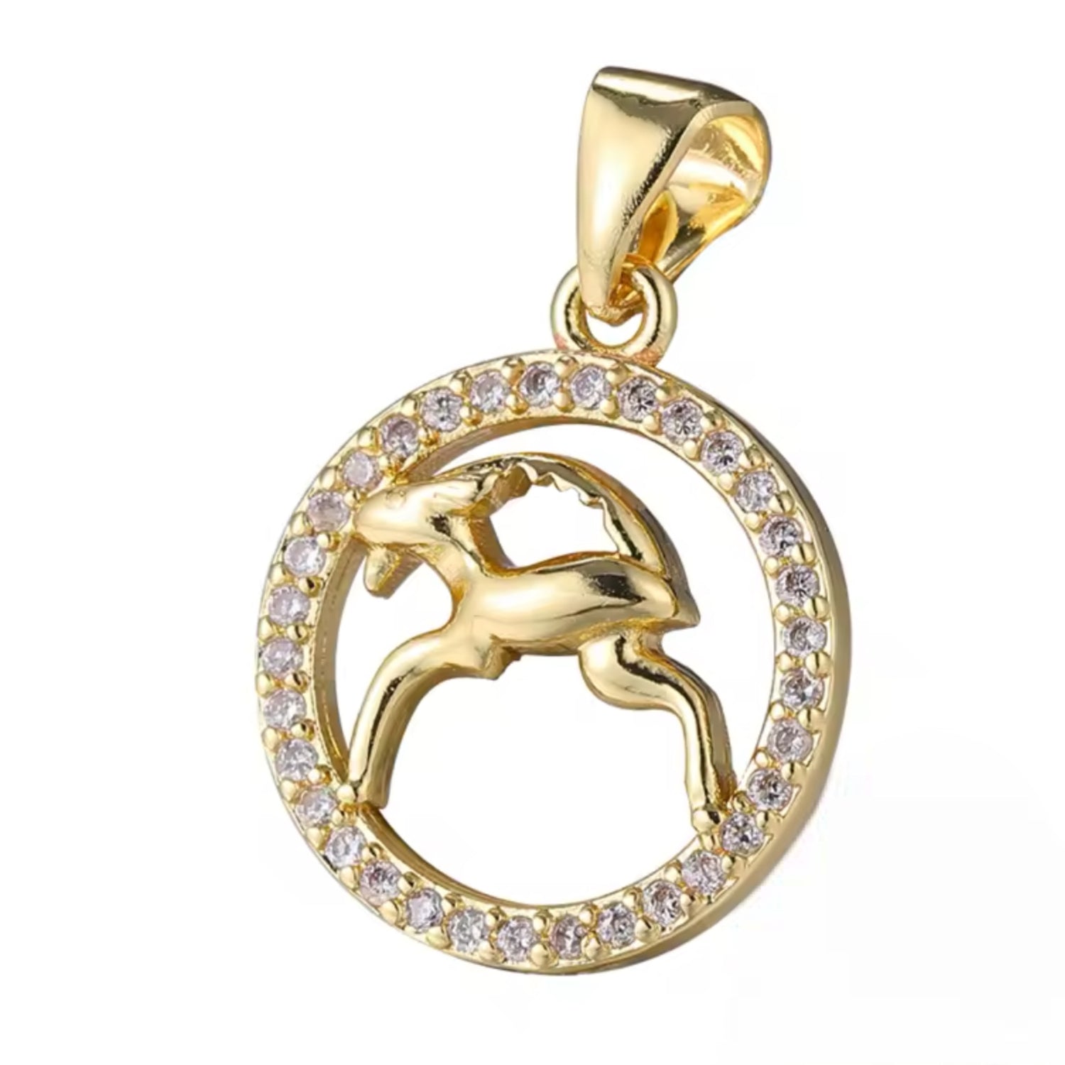 Pavé Aries Pendant