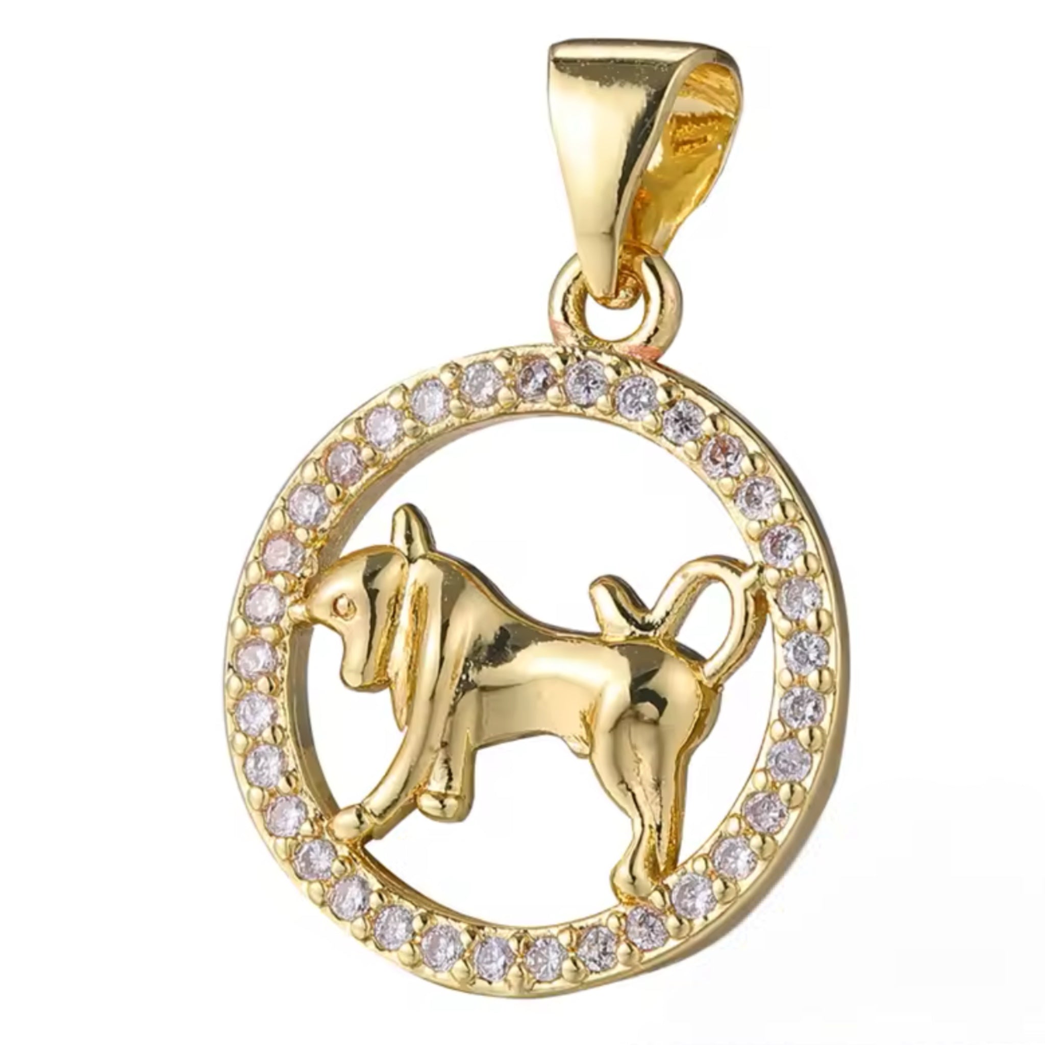 Pavé Taurus Pendant