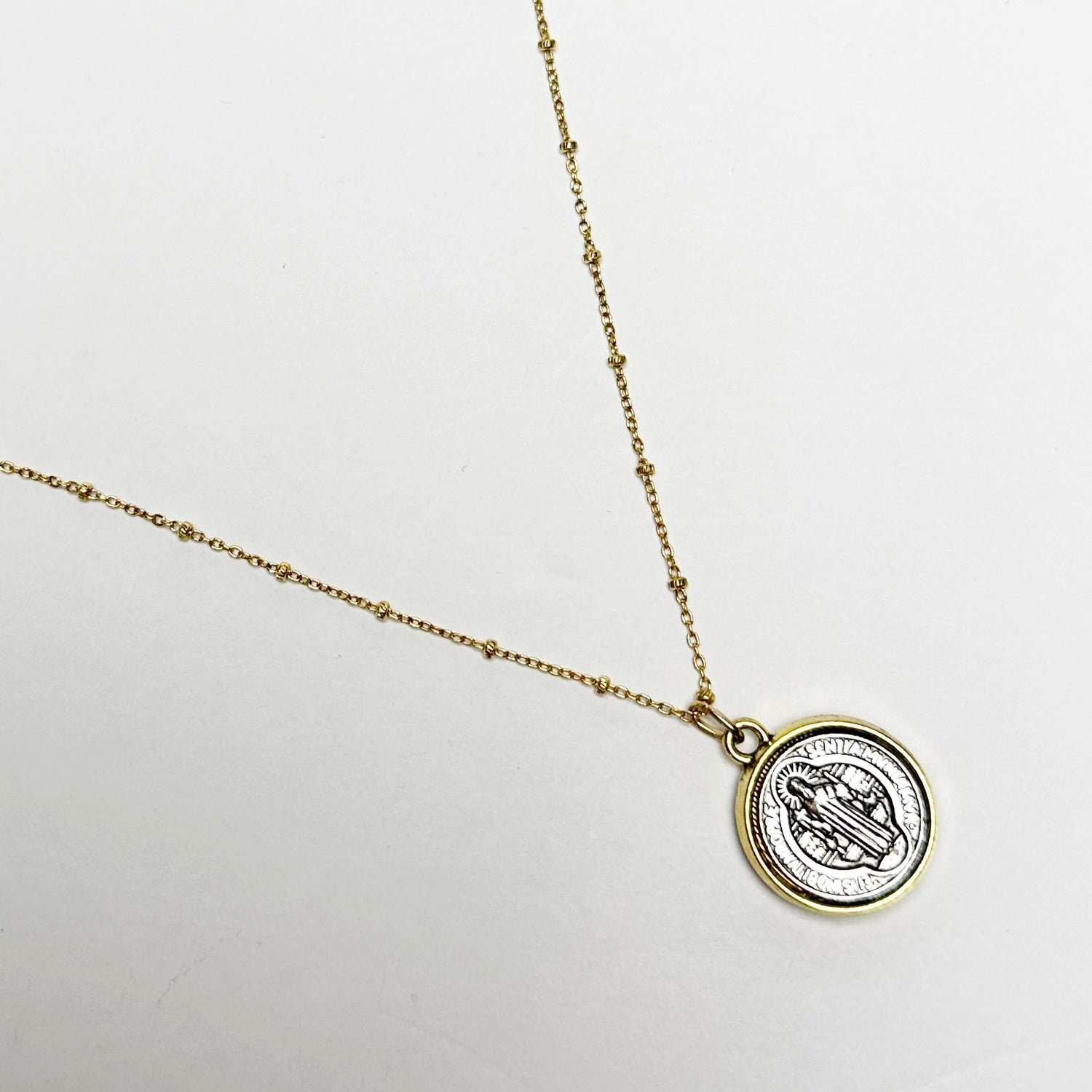 St Benedict Medallion Necklace