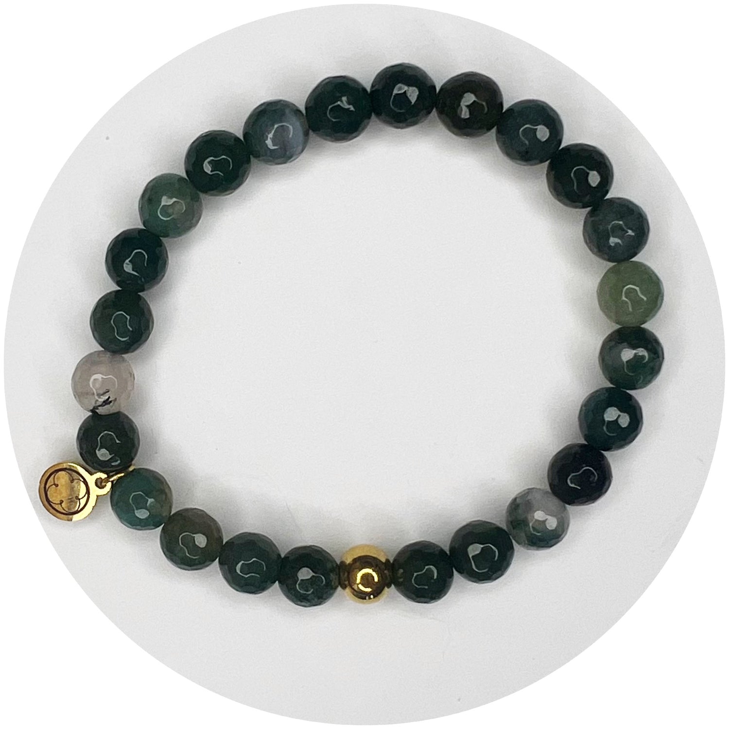 Mens Moss Green with Gold Accent