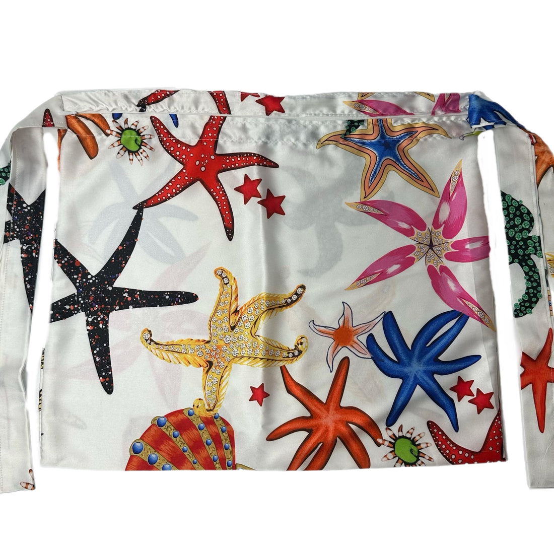 Multicolor Starfish Print Pochette