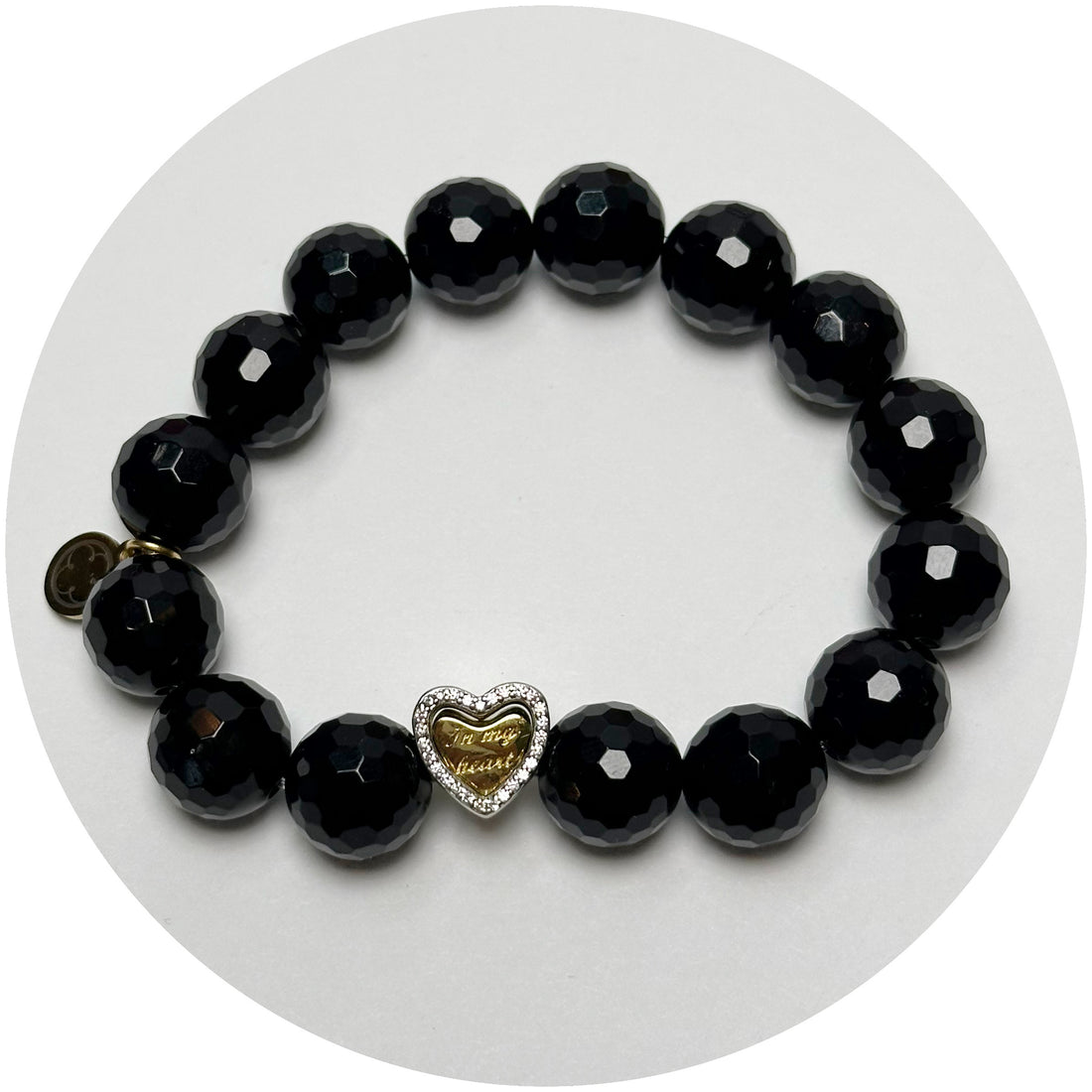Black Onyx  with &quot;In My Heart&quot; Accent