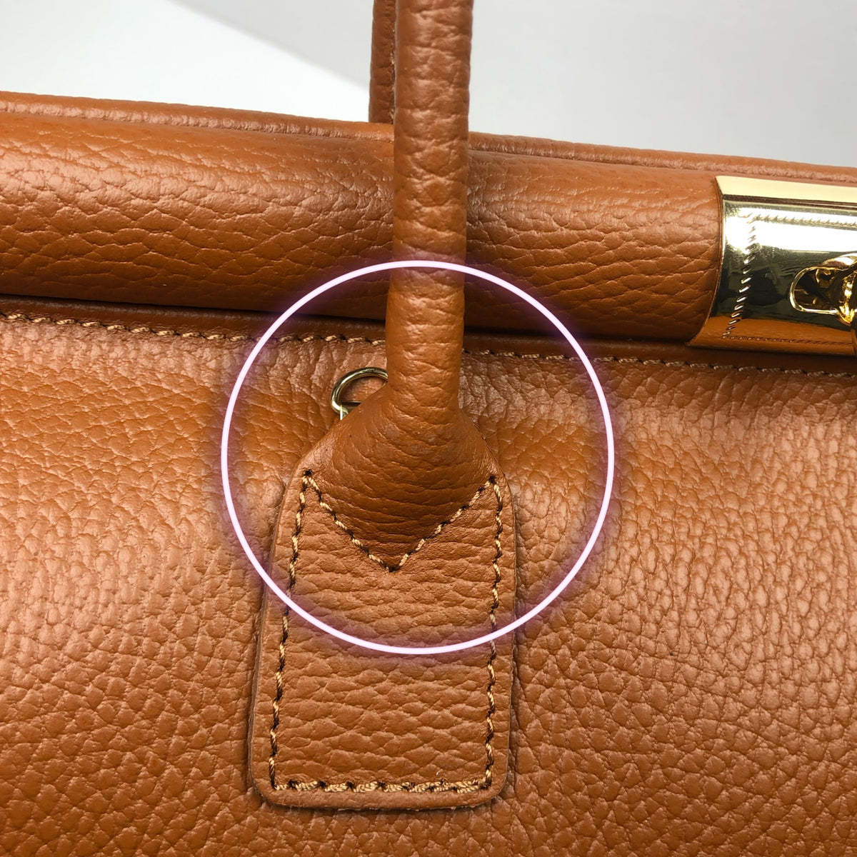 CATERINA NATURAL  LEATHER BAG