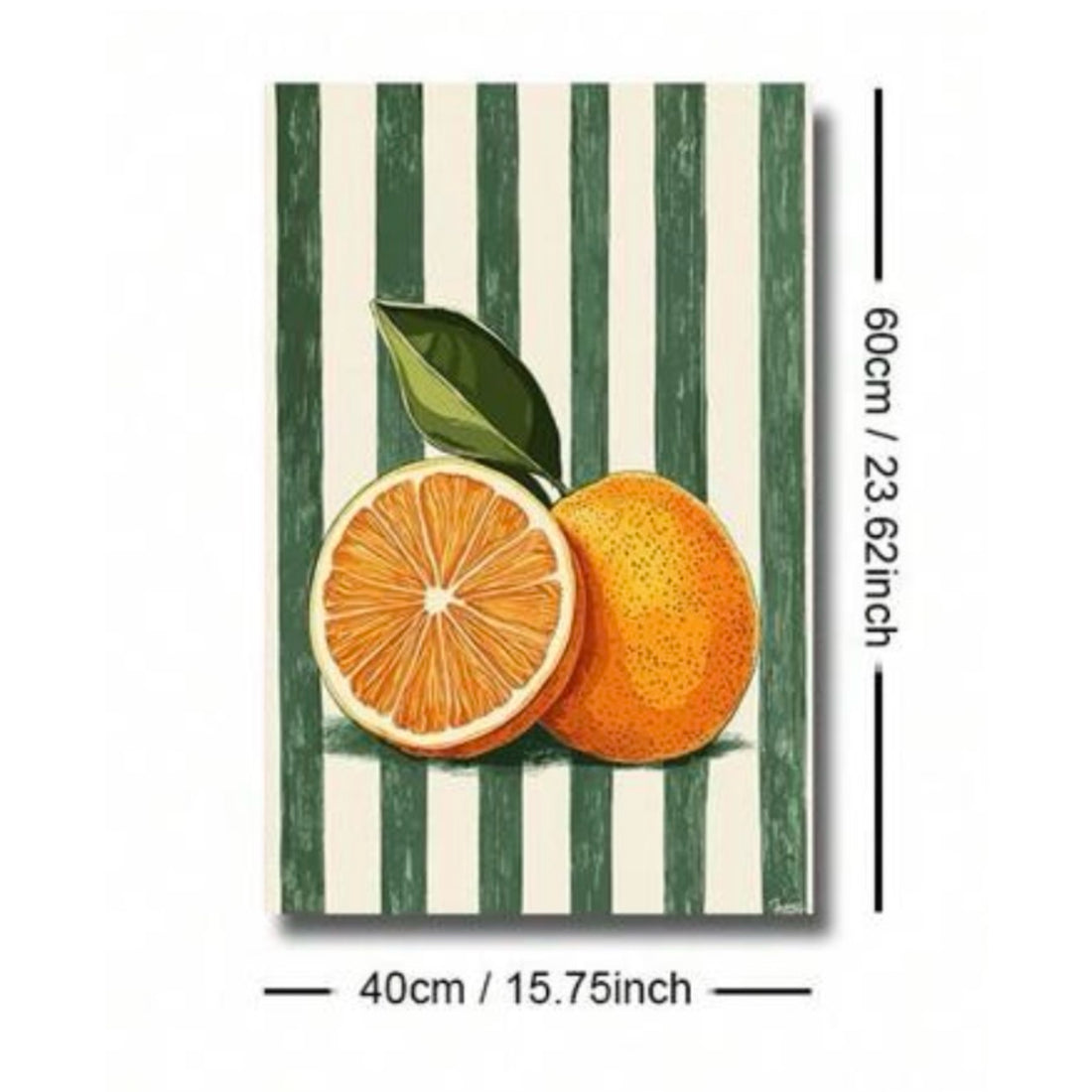 Citrus Stripes Artwork
