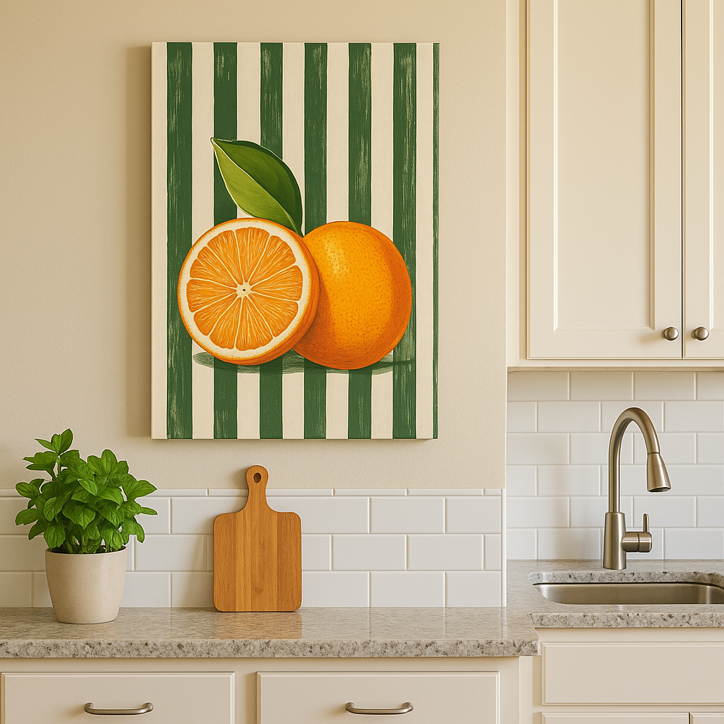 Citrus Stripes Artwork