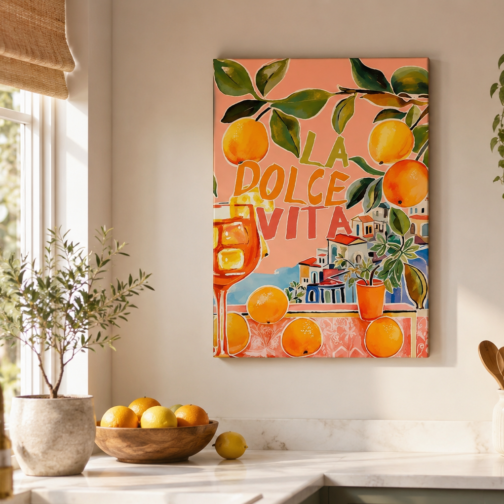 Dolce Vita Oranges Artwork