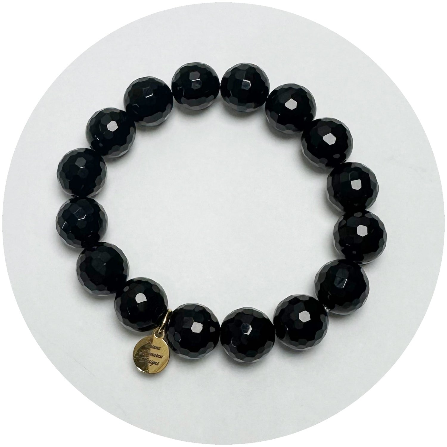 Black Onyx Beaded Bracelet