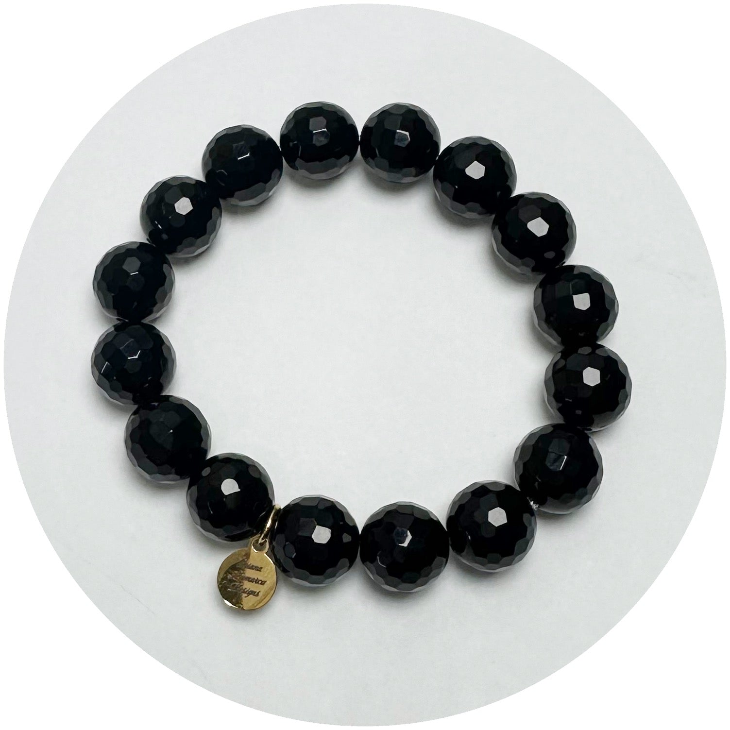 Black Onyx Beaded Bracelet