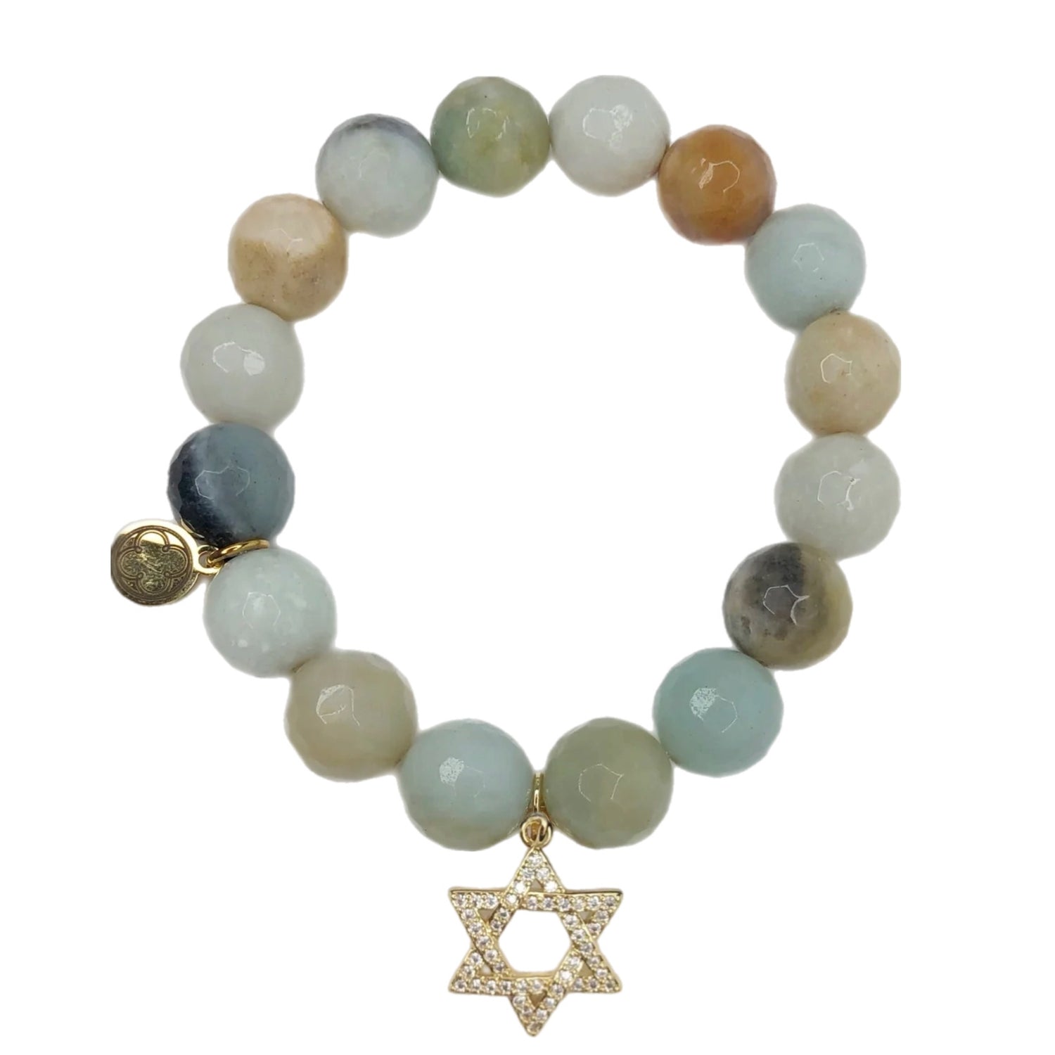 Lapis with Pavé Star of David