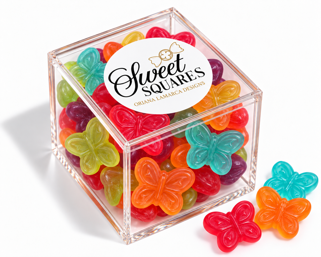 Butterfly Gummies Sweet Square