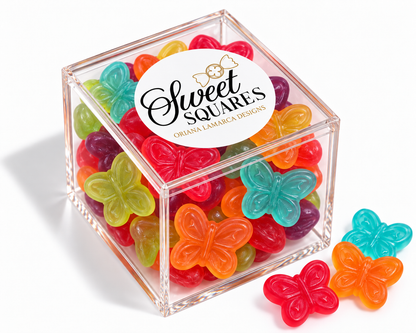 Butterfly Gummies Sweet Square