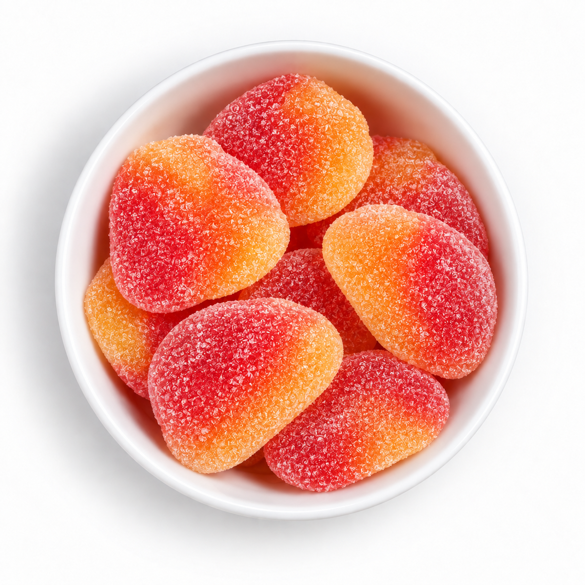 Peach Gummies Sweet Square