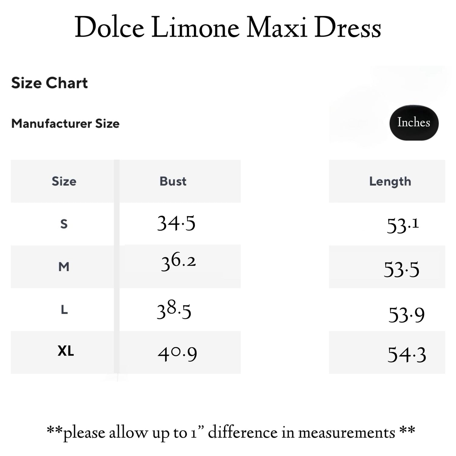 Dolce Limone Maxi Dress