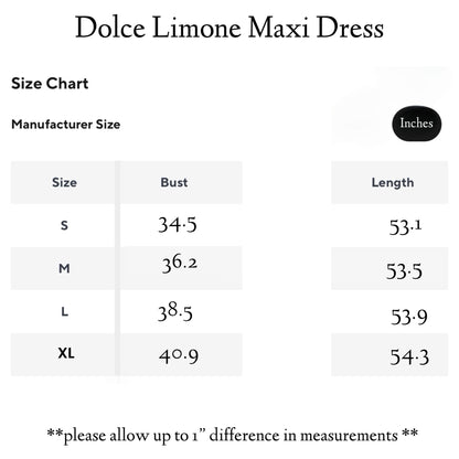 Dolce Limone Maxi Dress