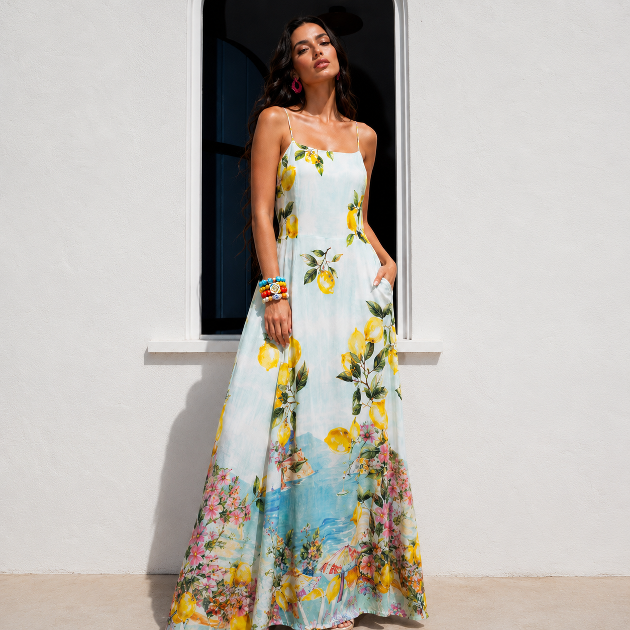 Dolce Limone Maxi Dress by Dolce Vita Chic Large