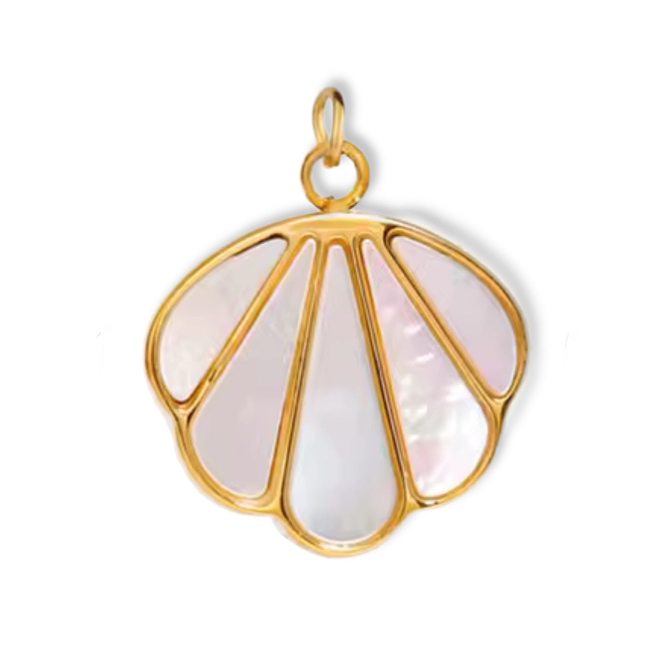 Mother of Pearl Clam Shell Pendant