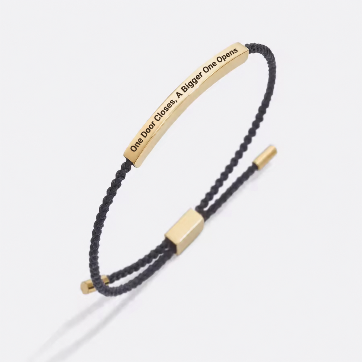 "One Door Closes, A Bigger One Opens" Adjustable Bracelet
