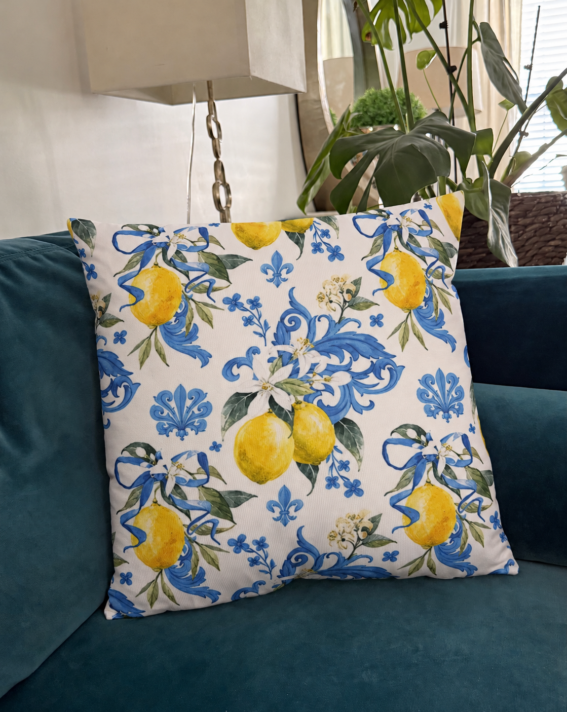 Sicilian Lemon Pillow Cover