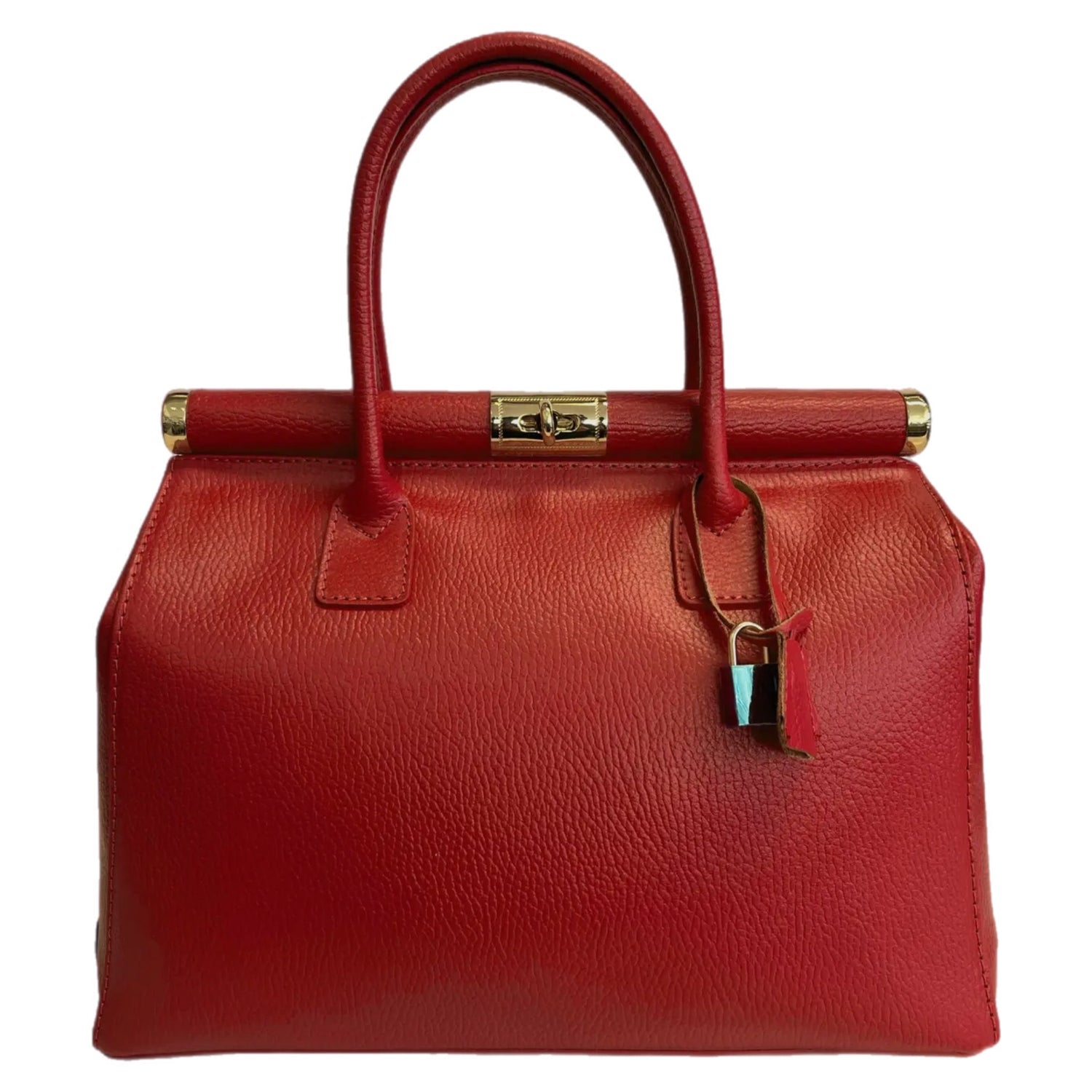 Caterina Red Leather Handbag