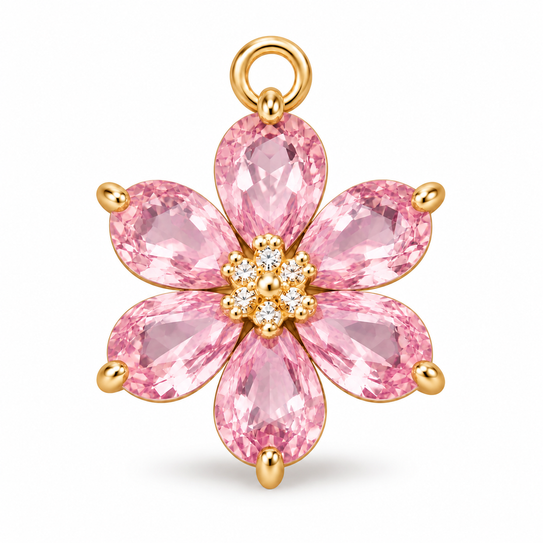 Pink Daisy Pendant