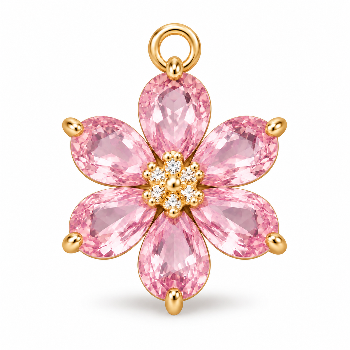 Pink Daisy Pendant