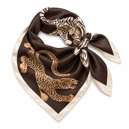 Wild Instinct Brown Petite Foulard