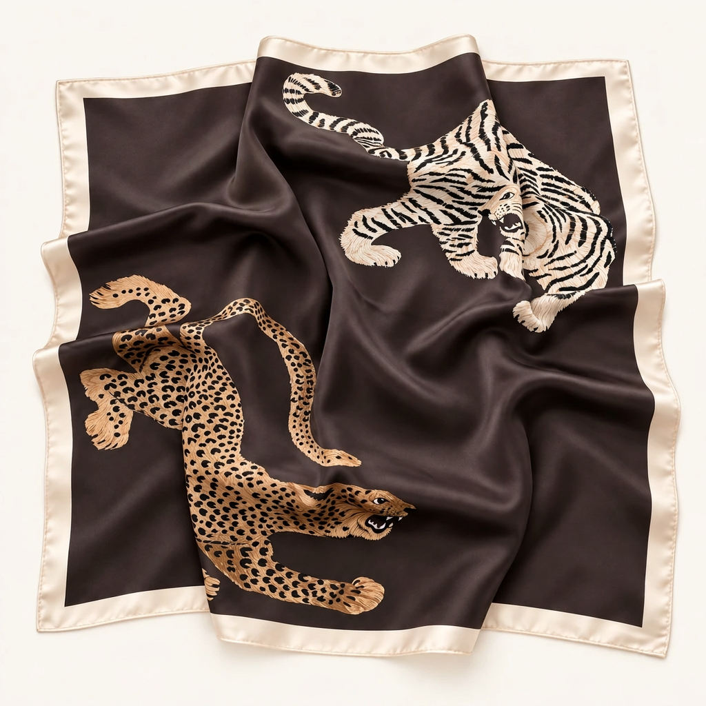 Wild Instinct Brown Petite Foulard