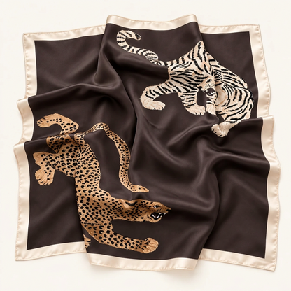 Wild Instinct Brown Petite Foulard