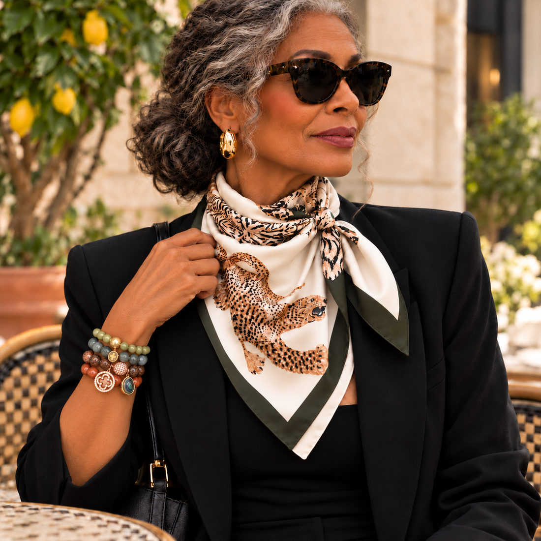 Wild Instinct Bianco Petite Foulard